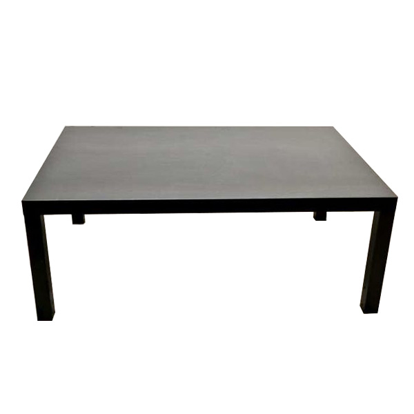 Black Rectangular Coffee table Hire Melbourne Melbourne Party Hire Co.