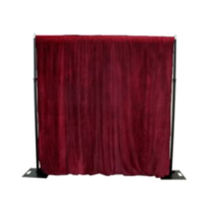 Red Velvet Drape Hire