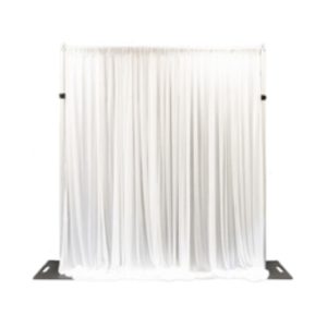 White Silk Drape Hire